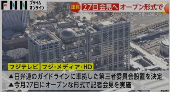フジテレビ記者会見、経営陣の進退と信頼回復策を議論へ！透明性重視の対応が求められる中、注目の会見：2025年1月27日