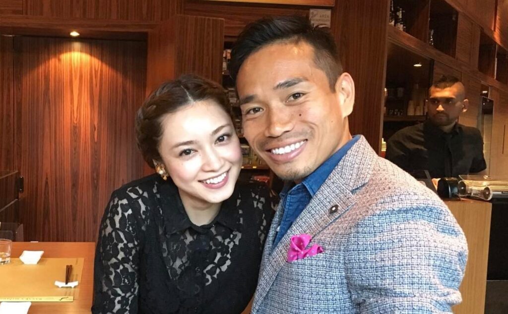 長友佑都さんと平愛梨さん:インスタから