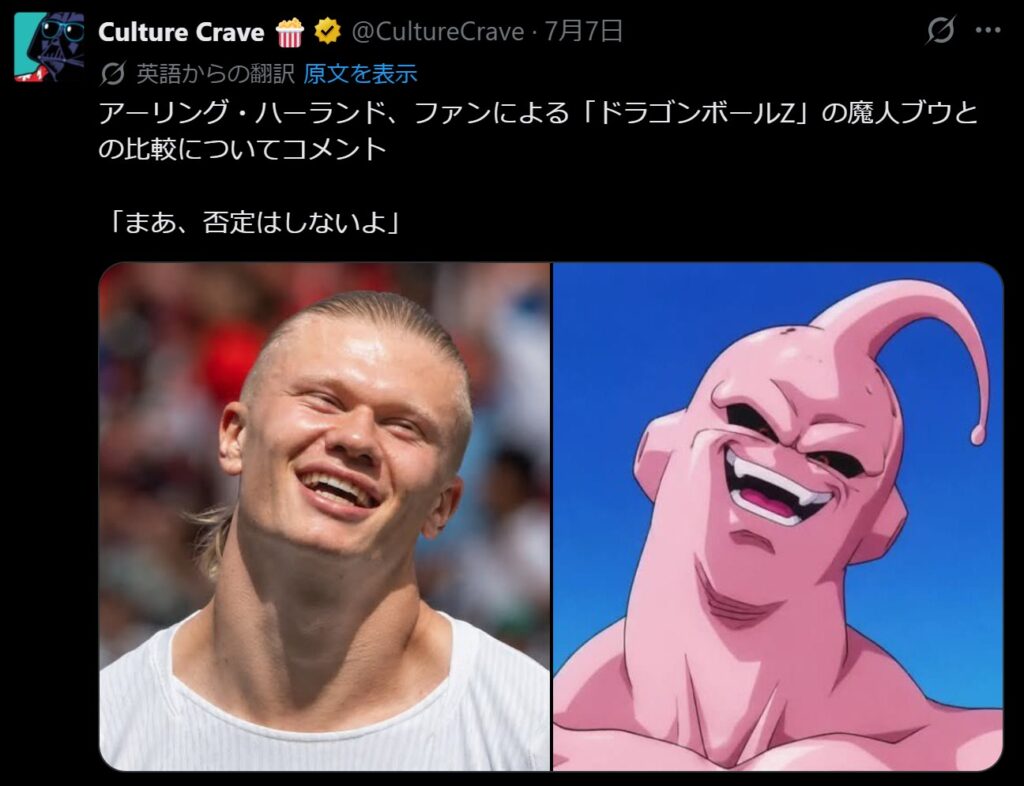 デイモン・ターガリエンとある意味似ているアーリング・ハーランド