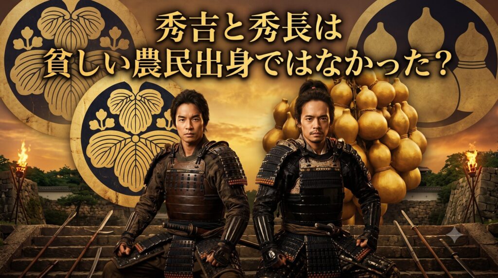 大河ドラマ「豊臣兄弟！」で注目！秀吉と秀長は貧しい農民出身ではなかったのか？出自の謎と兄弟の関係性の新事実とは！