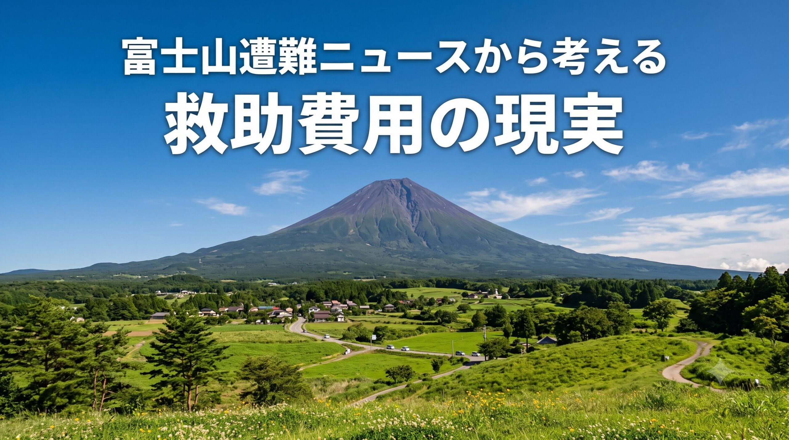 富士山遭難ニュースから考える救助費用の現実と、初心者も知っておきたい山岳保険の基本