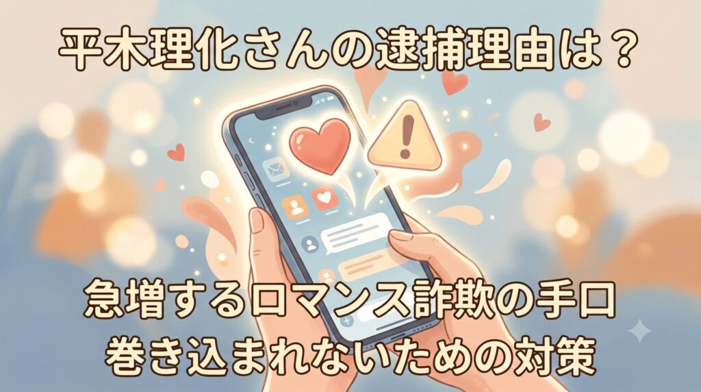 ロマンス詐欺の手口と巻き込まれないための対策