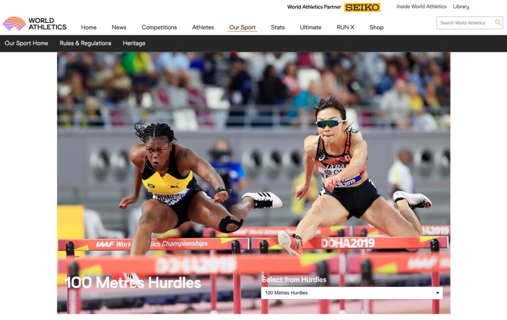 World Athleticsサイト