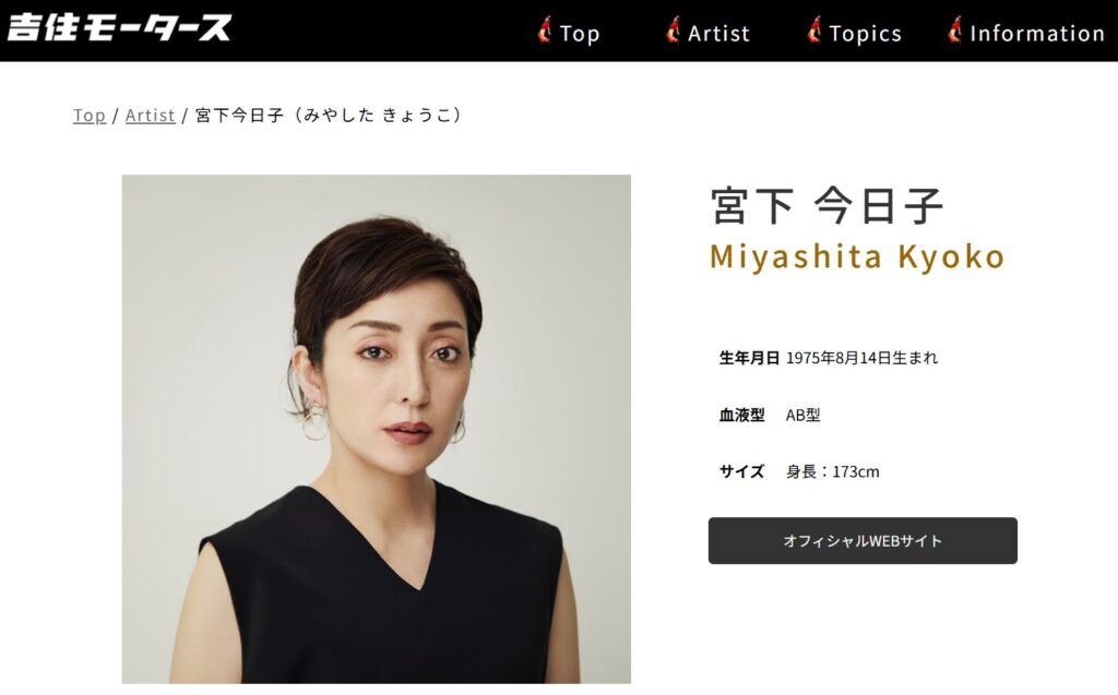 宮下今日子:所属事務所の公式プロフィール