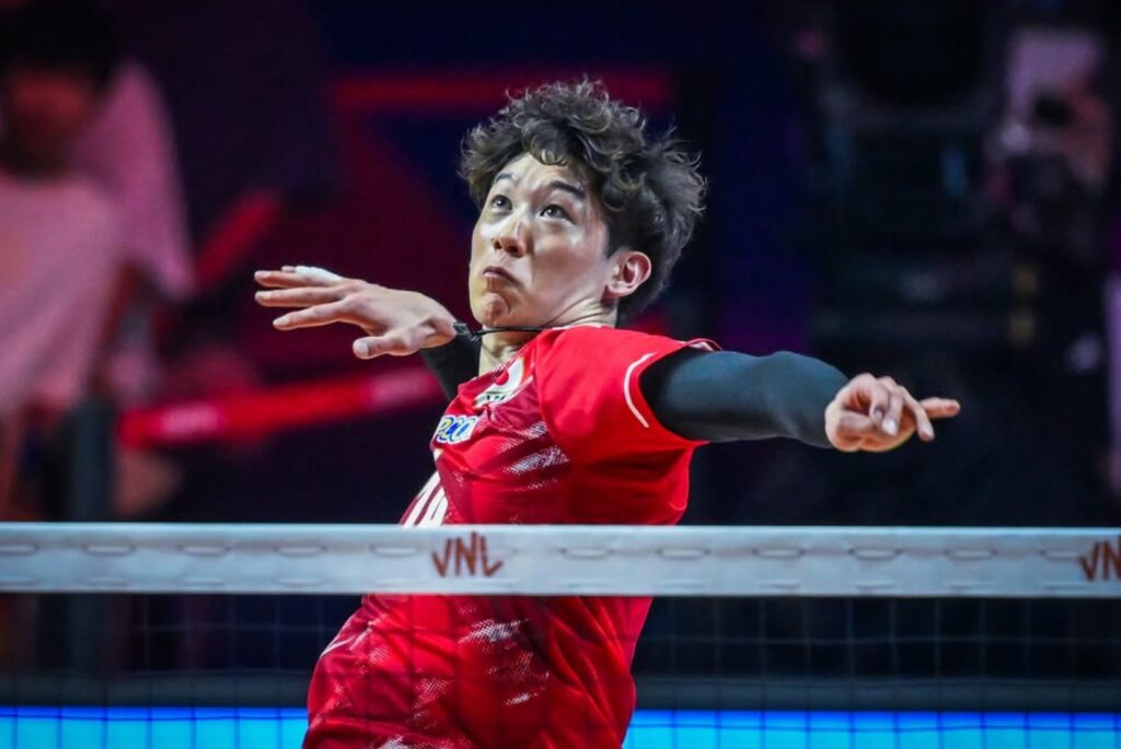男子バレーボールの石川祐希選手:公式インスタグラム
