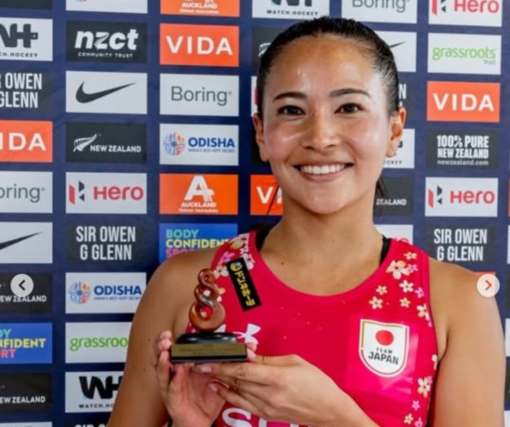 女子ホッケー日本代表「さくらジャパン」の瀬川真帆（せがわ・まほ）選手：本人インスタ画像から