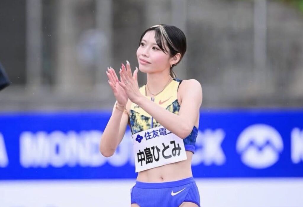 中島ひとみ(なかじま・ひとみ)選手は、女子100mハードルの日本記録12秒60を持つ陸上選手:本人インスタ画像