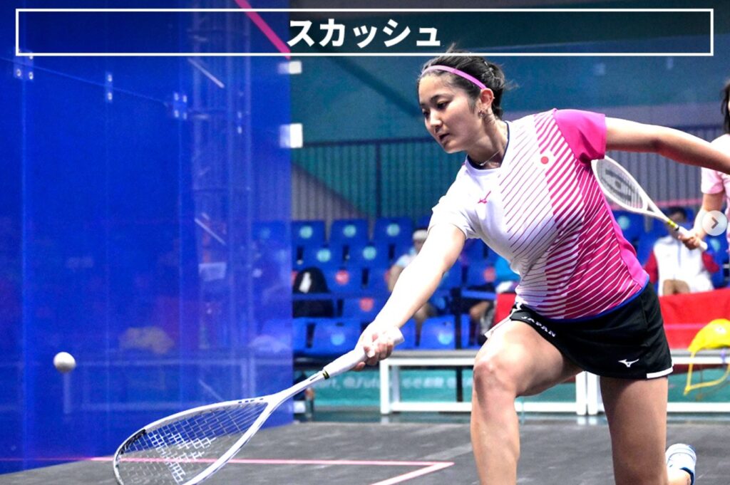 スカッシュ渡邉聡美選手インスタグラムから