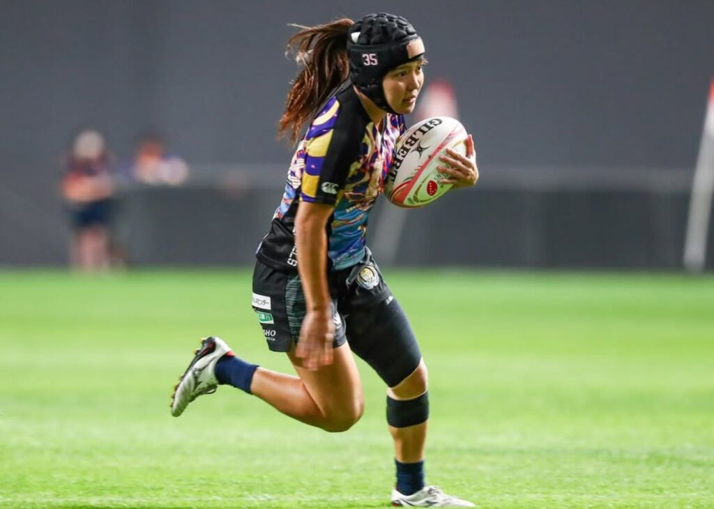 女子ラグビー選手の矢崎桜子（やざき・さくらこ）選手：本人インスタグラムから