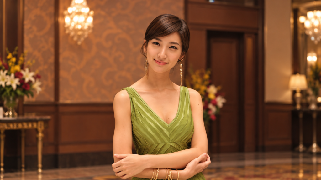 結婚式場にいる草野京子と、その正体を追う刑事たち